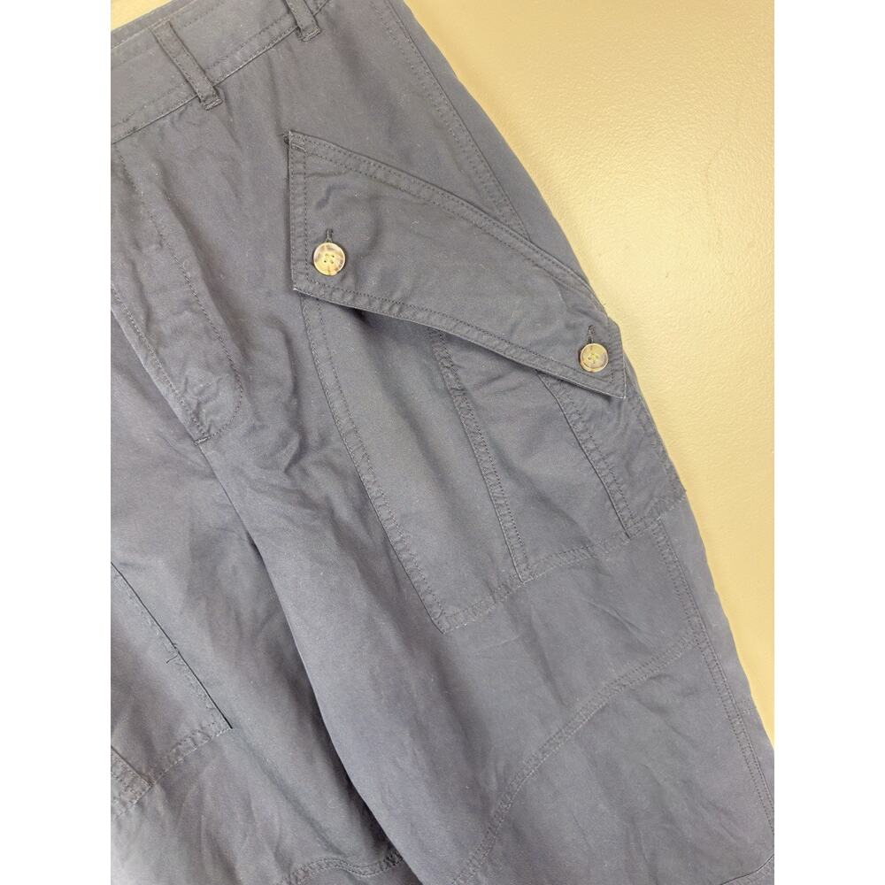 NWT Express Womens Black High Rise Flap Pocket Cargo Utility Pants Size 8 - Picture 5 of 15